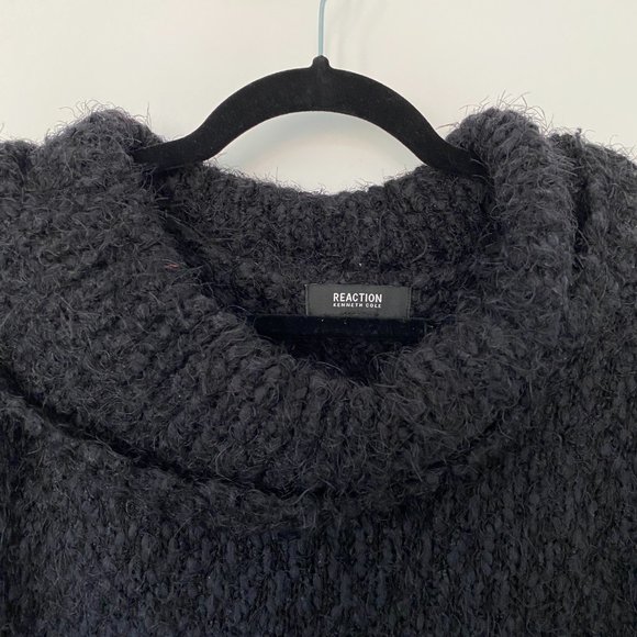 Fluffy Oversized Cowl Neck Sweater - Picture 2 of 5